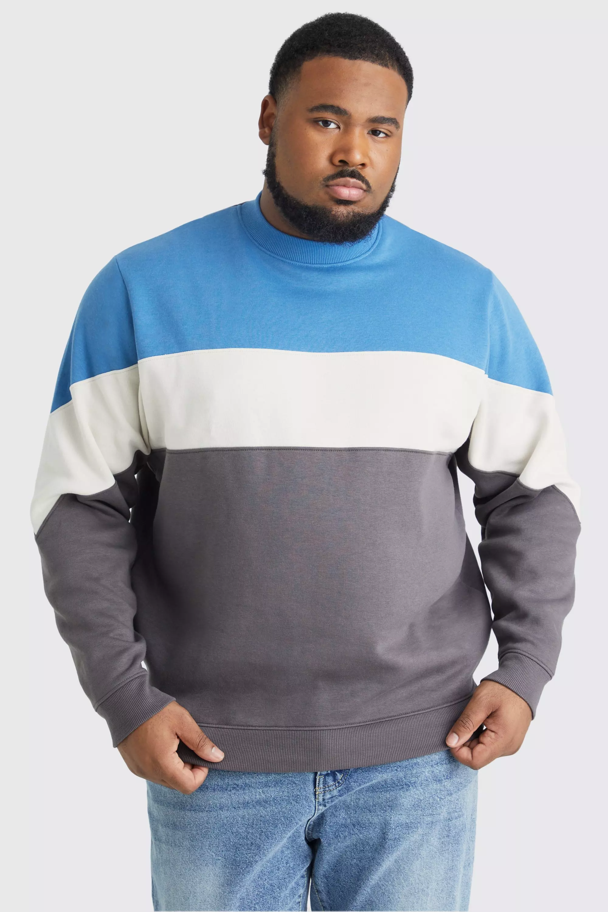 Plus size crew neck sweatshirts hotsell